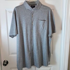 Cremieux Collection Men’s Button Front Shirt Top Size XL Short Sleeves Cotton